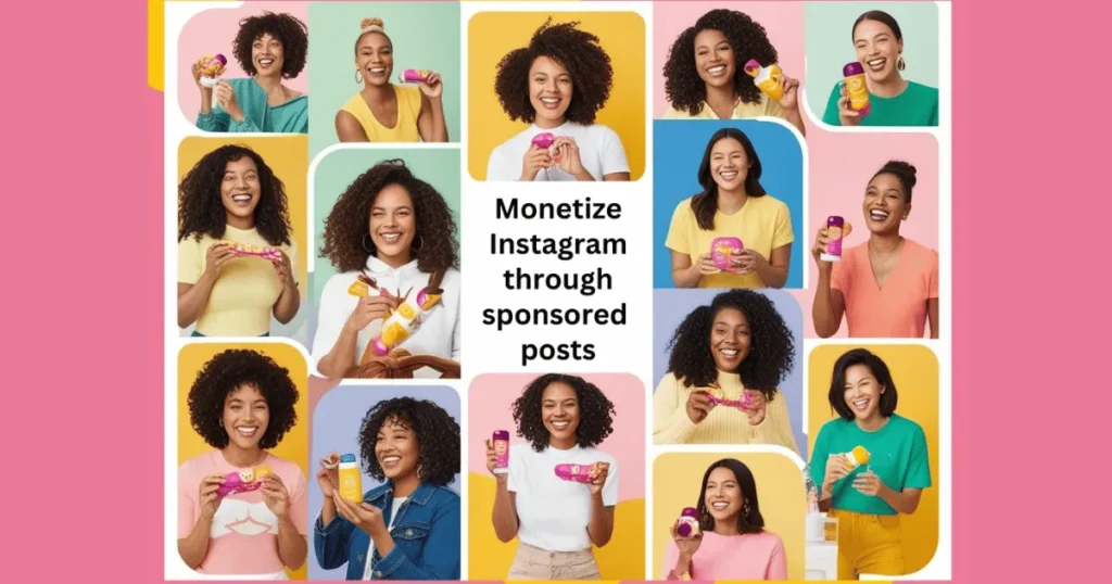 Monetize Instagram through sponsored posts