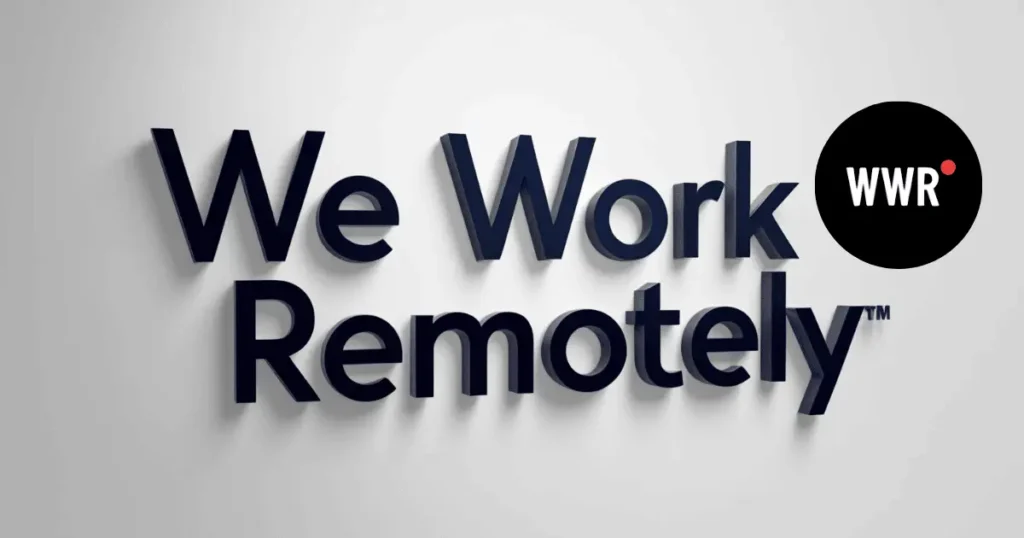 We work remotely
