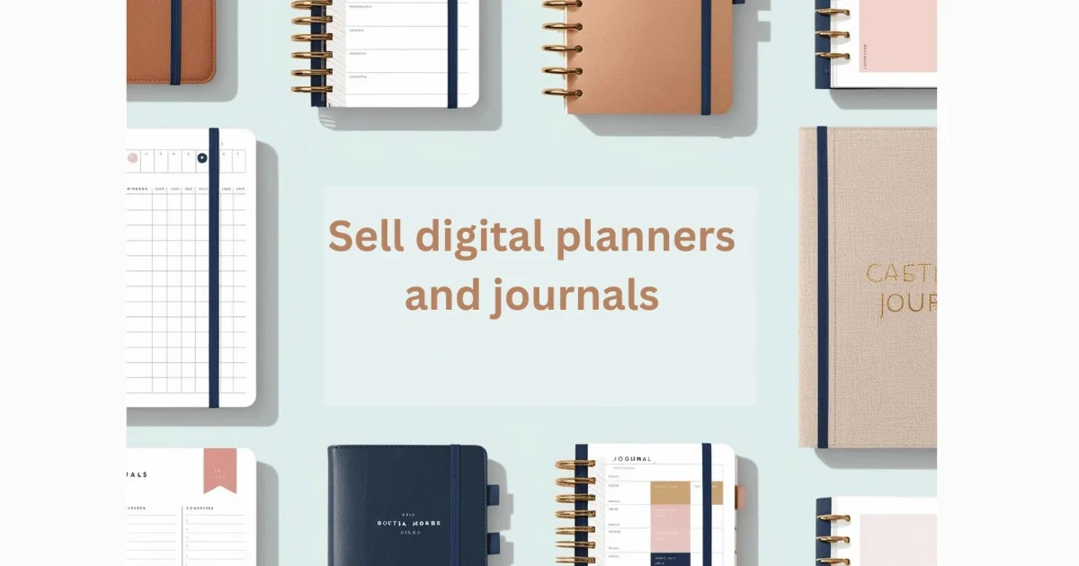 Sell digital planners and journals (1) Sell digital planners and journals