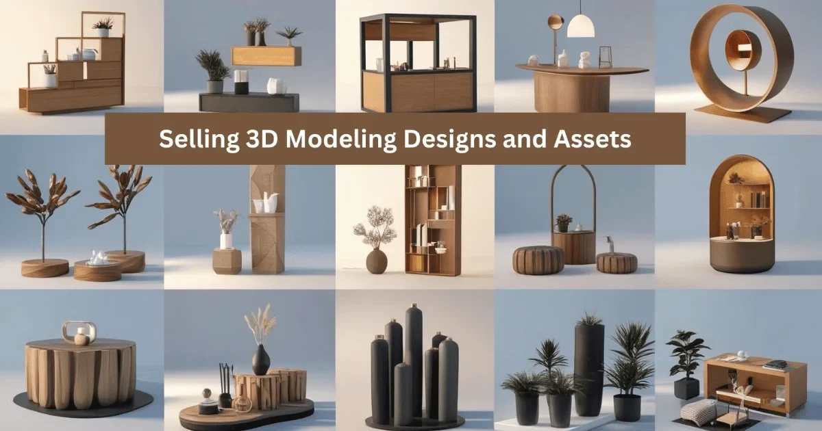 Selling 3D Modeling Designs and Assets